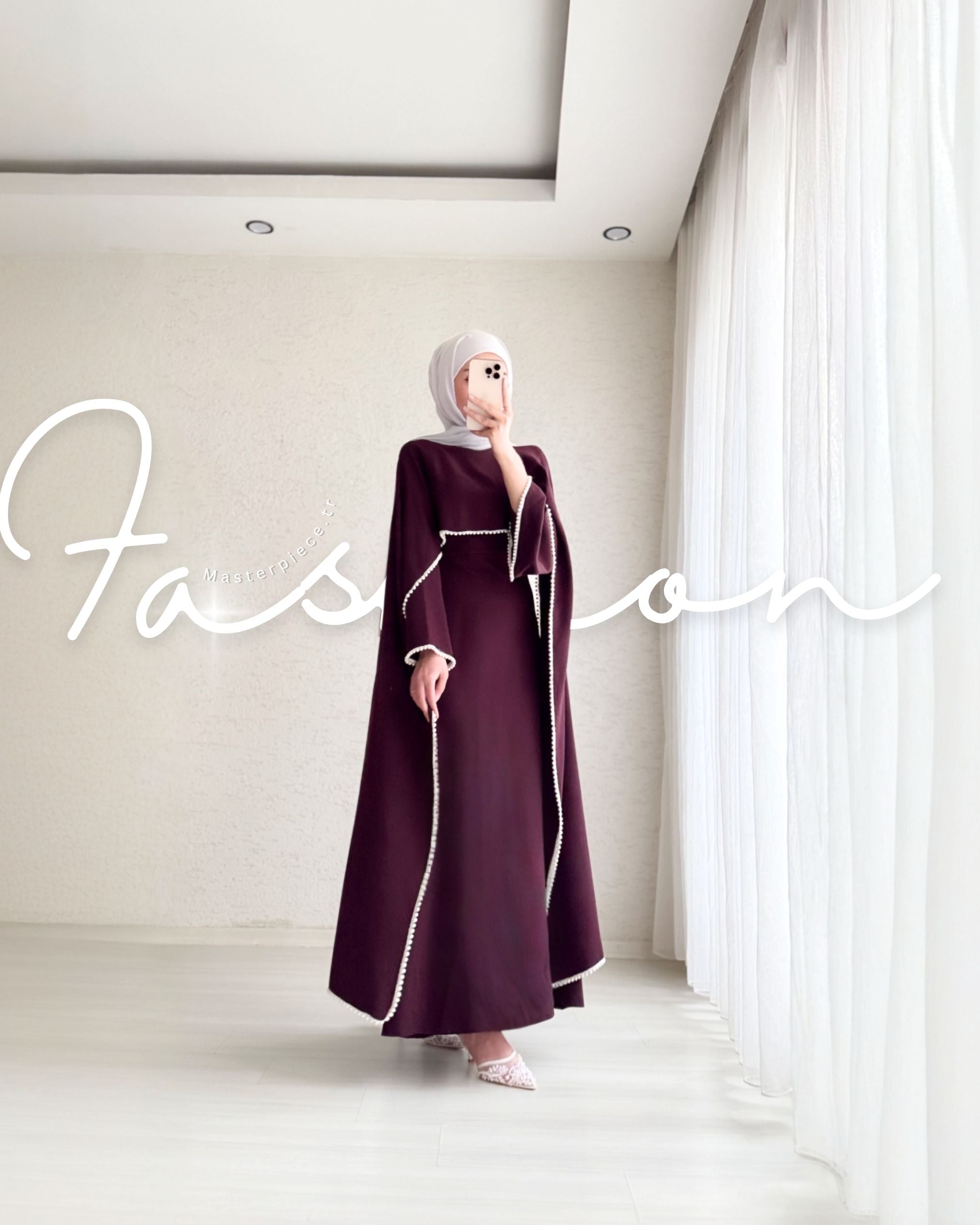 Pearl Detailed Ocactional Dress