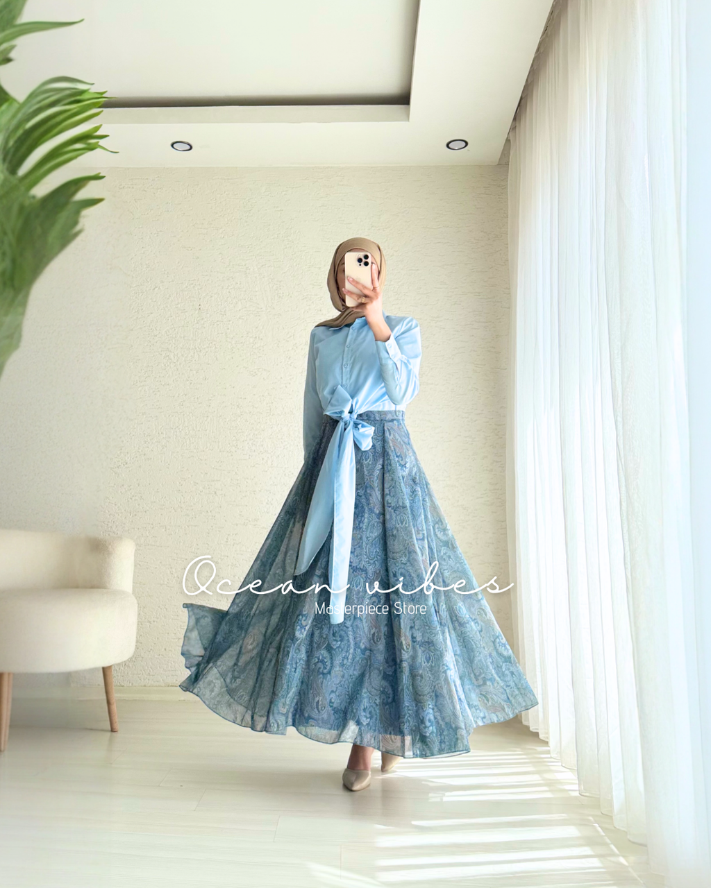 Flow Chiffon Skirt