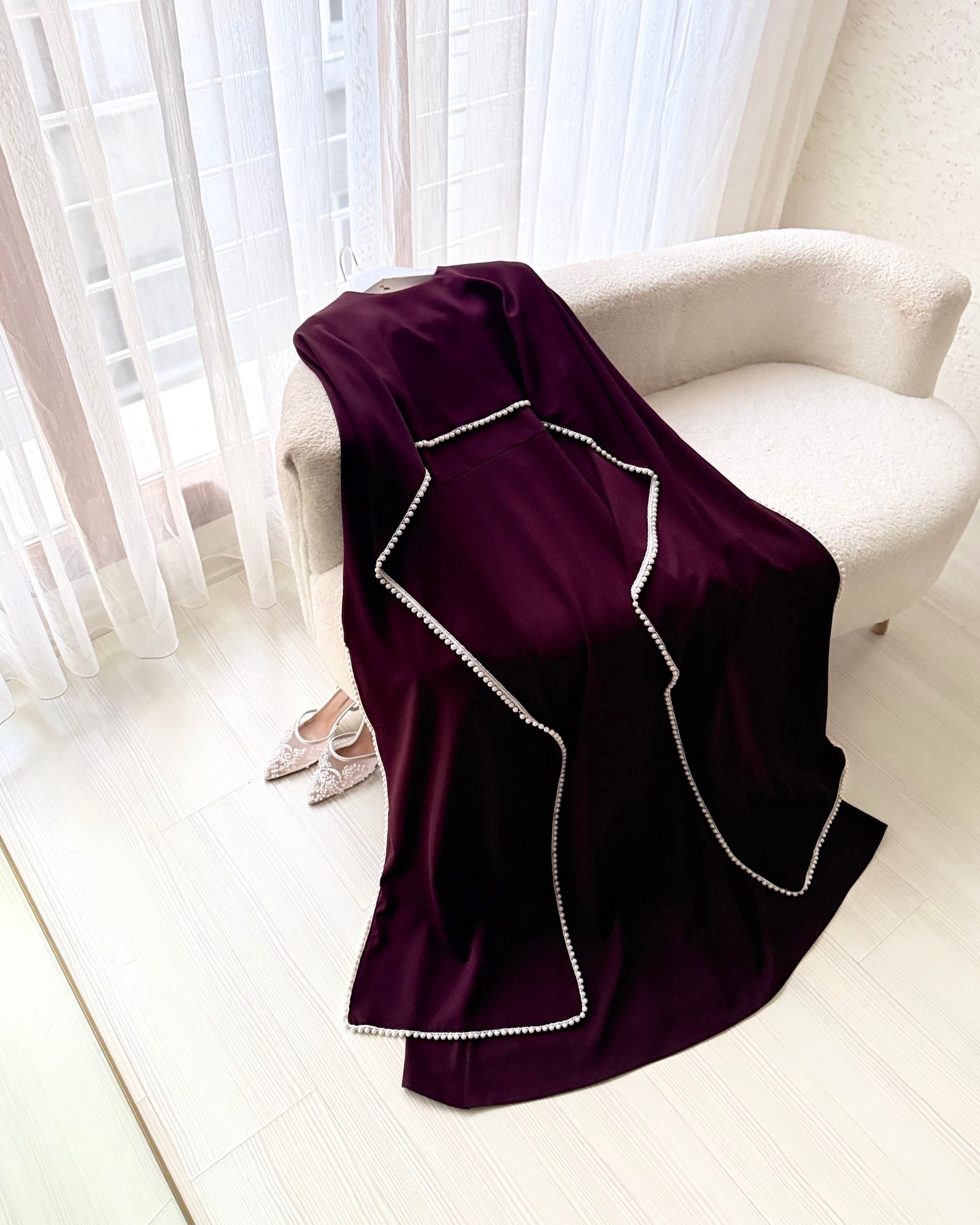 Pearl Detailed Ocactional Dress