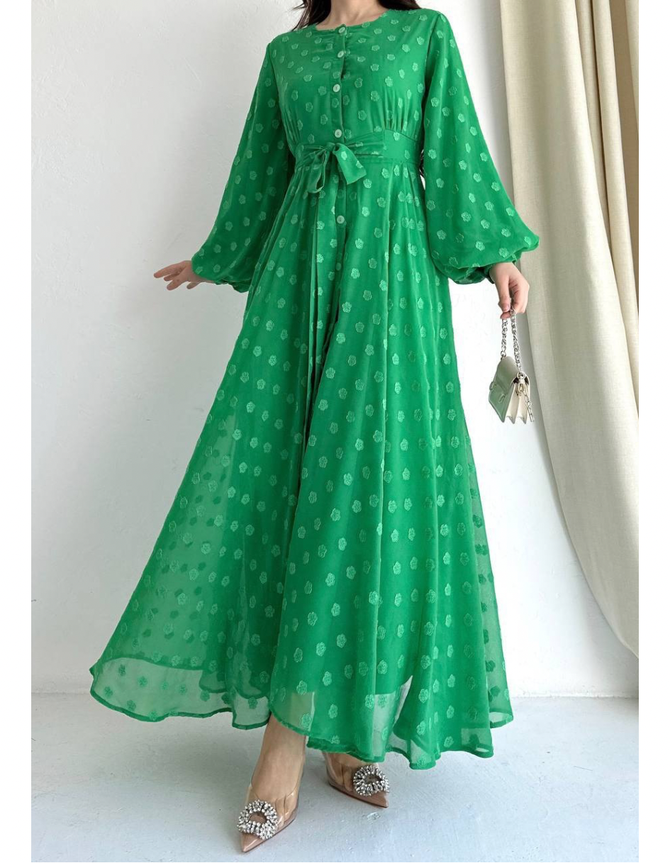 Buttoned Dress