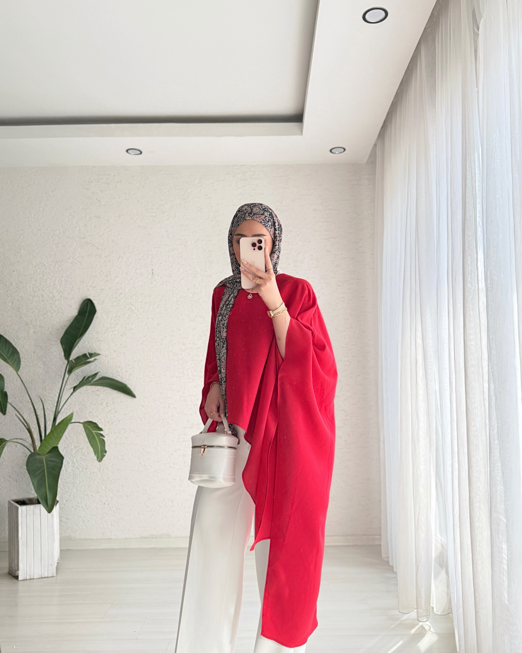 Shama no-symmetric Tunic ￼