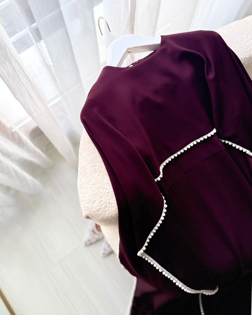 Pearl Detailed Ocactional Dress