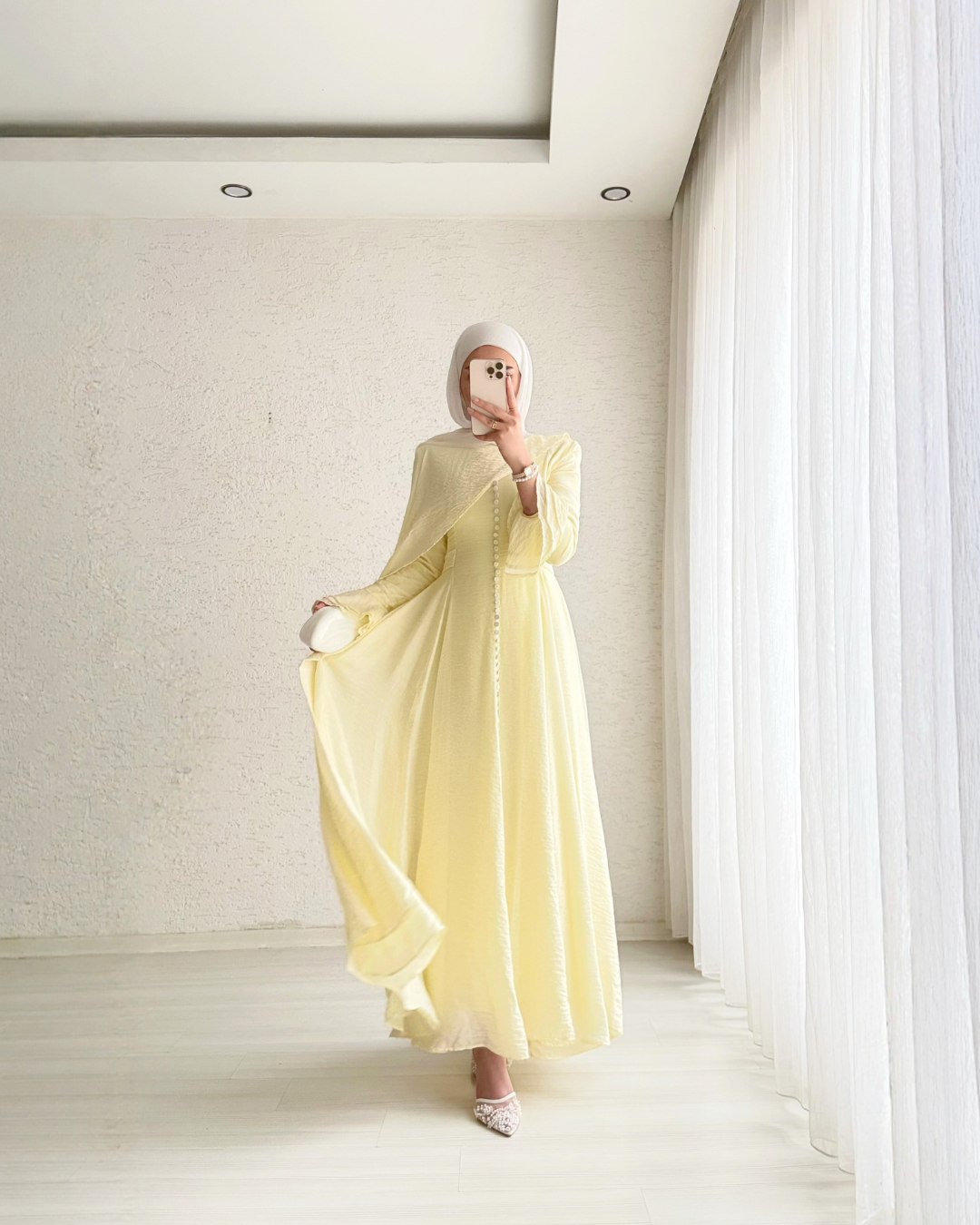 Shalal Buttoned Dress