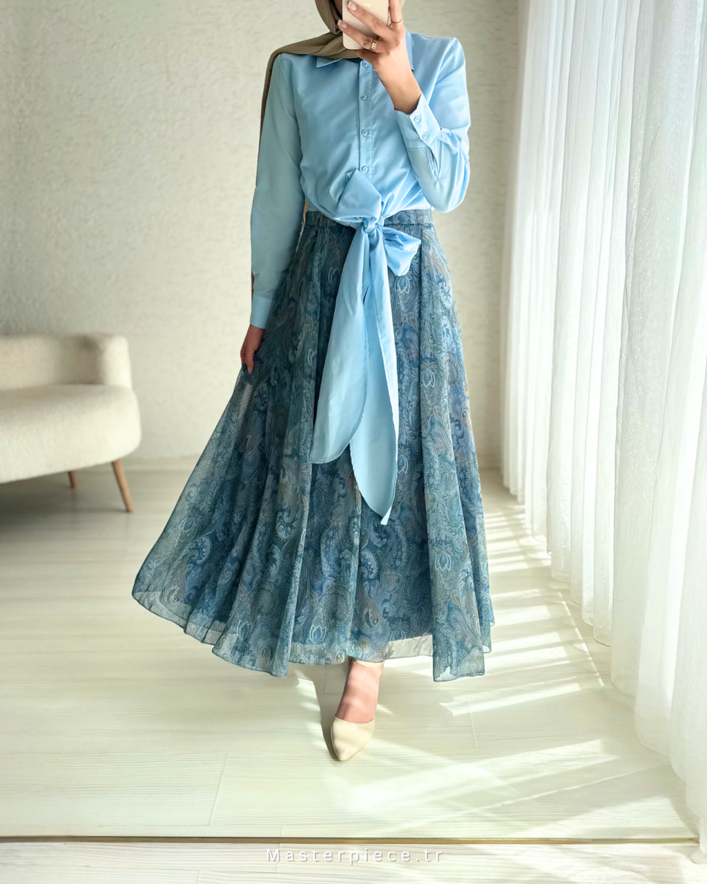 Flow Chiffon Skirt