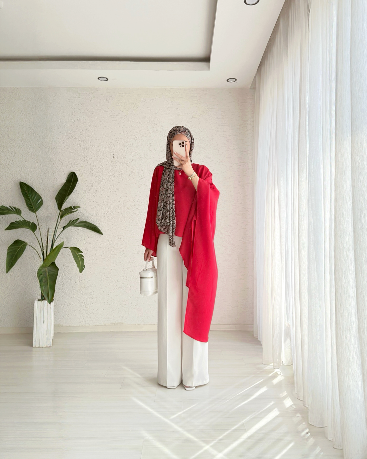 Shama no-symmetric Tunic ￼