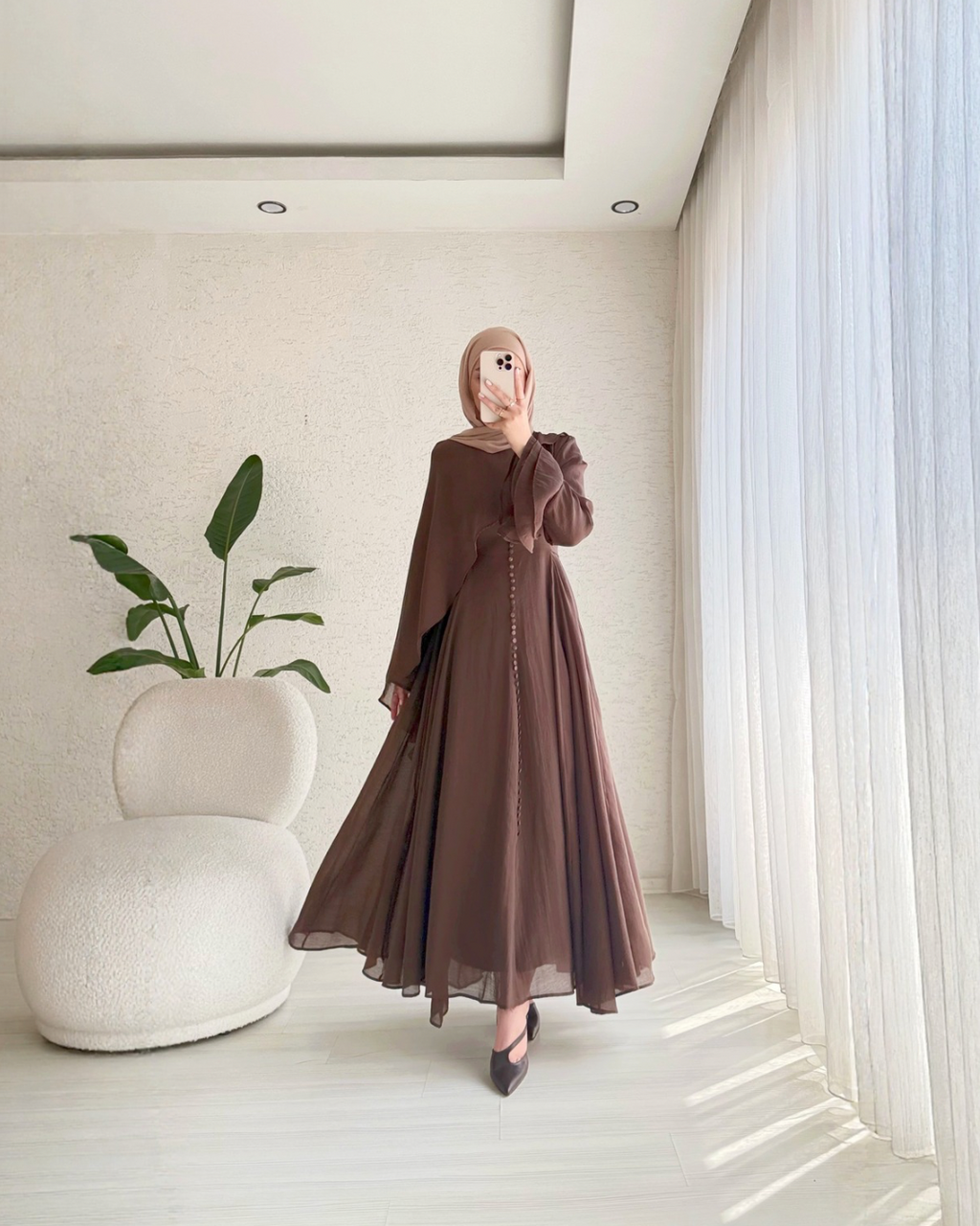 Shalal Buttoned Dress