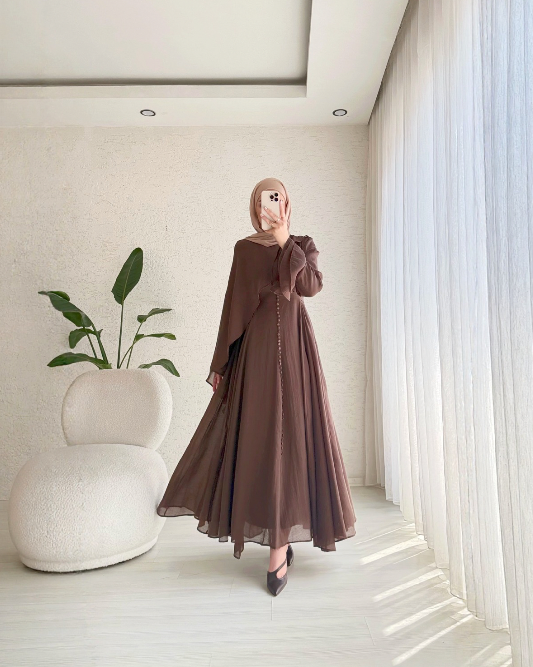 Shalal Buttoned Dress