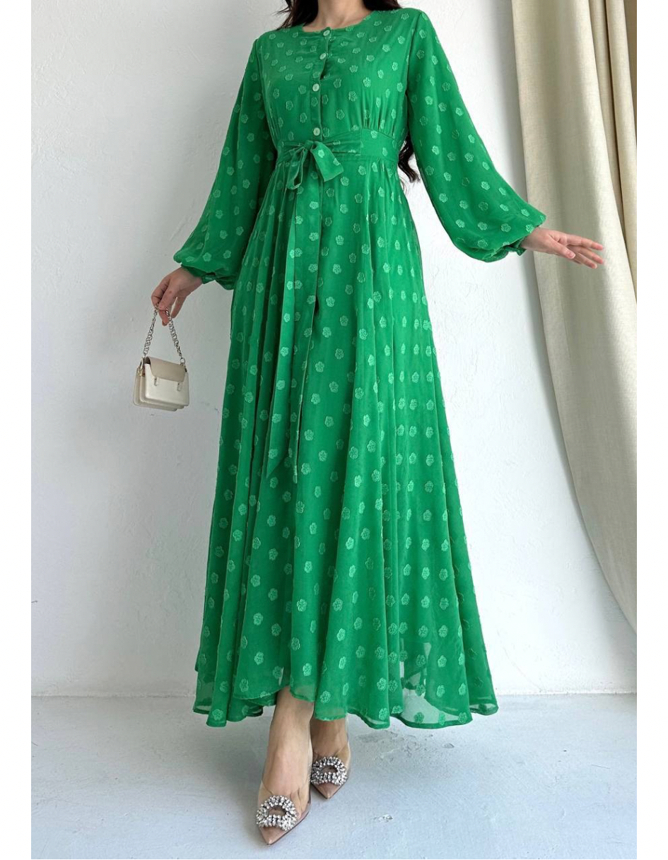 Buttoned Dress
