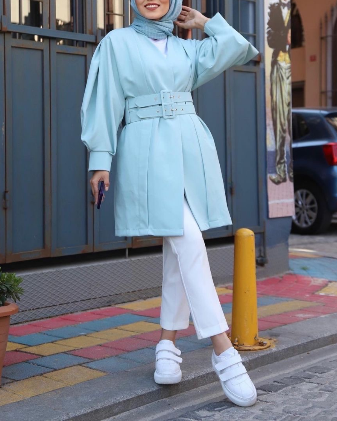 double belted set