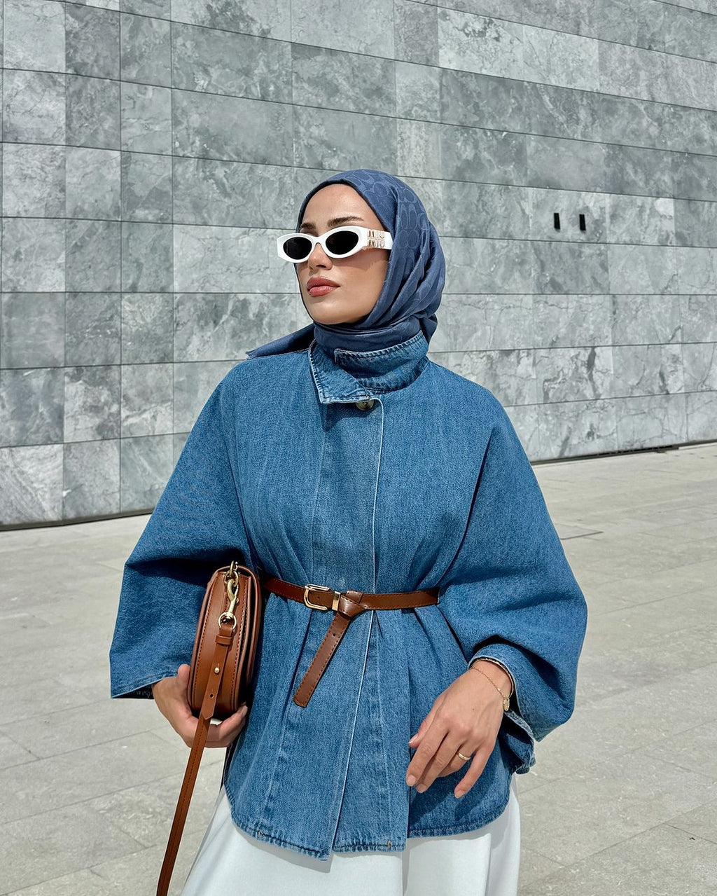 Denim Puncho
