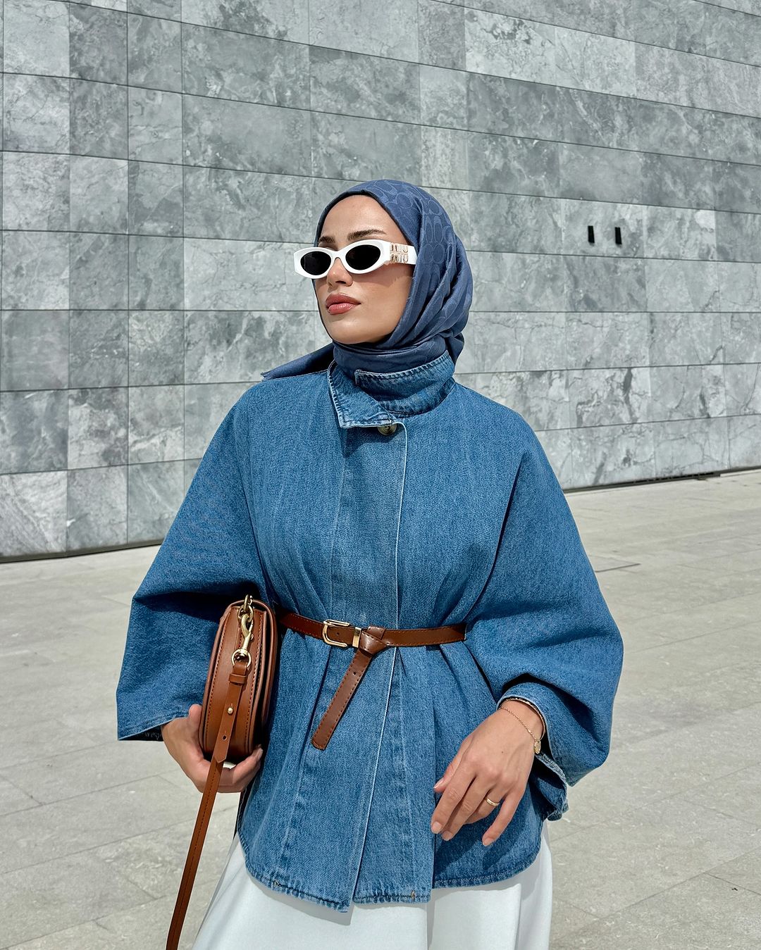 Denim Puncho