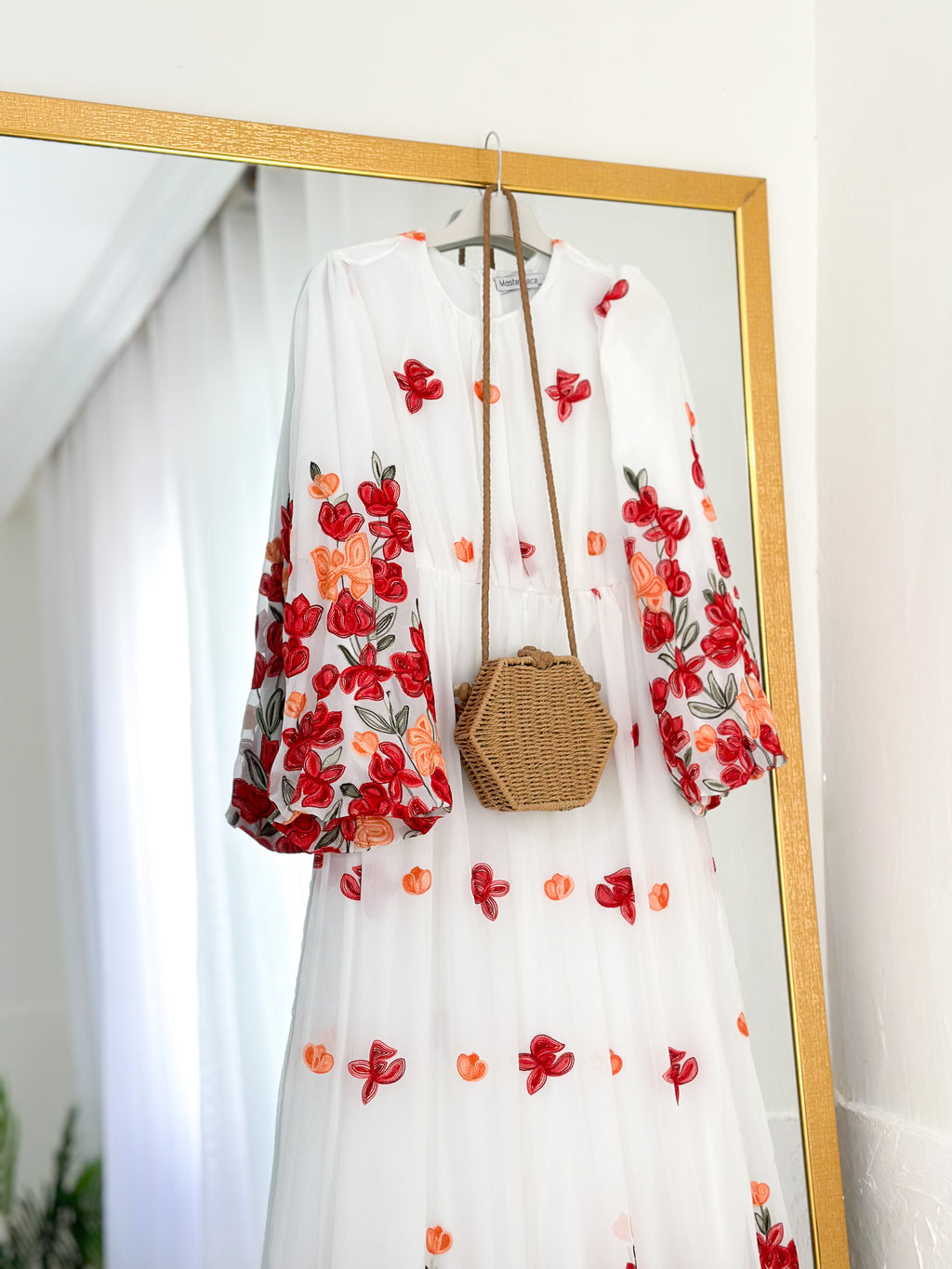 White Floral Dress