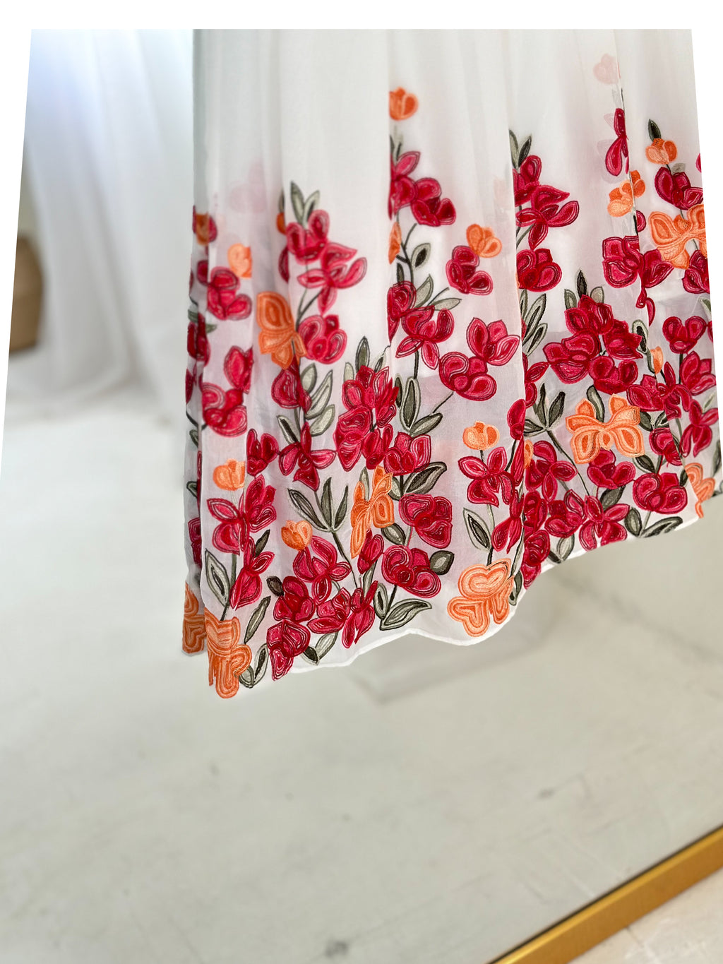 White Floral Dress