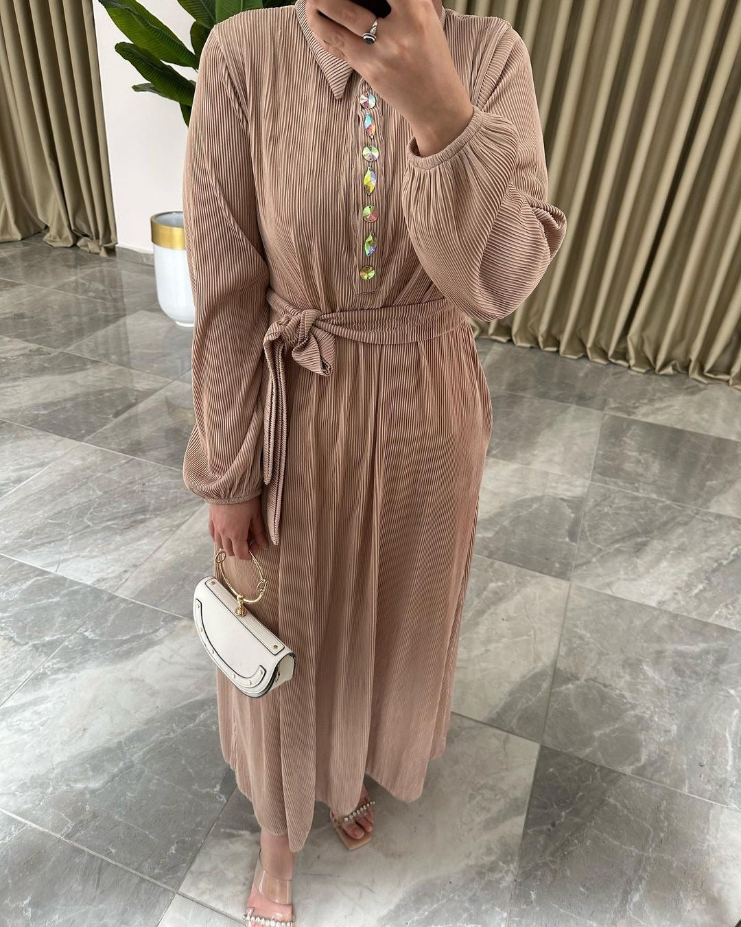 Buttoned dress